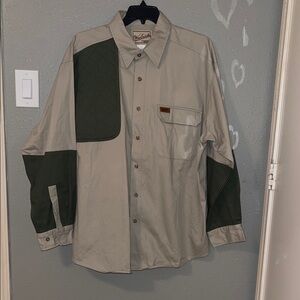 Tan/Forest Woolrich Button Down